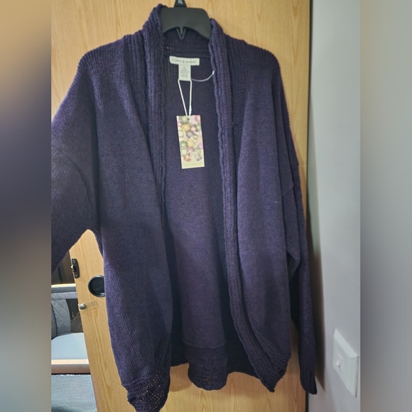 Knitted Cardigan Autumn Winter Cardigan Women Long Sleeve - Picture 2 of 4